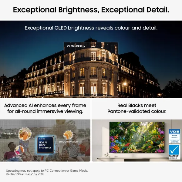 Samsung QE48S95HHEXXU 48" OLED Glare Free Vision AI Smart TV
