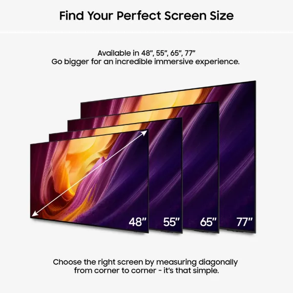 Samsung QE48S95HHEXXU 48" OLED Glare Free Vision AI Smart TV