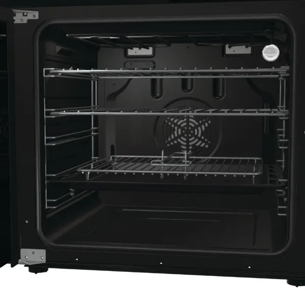 Hisense HDE3211BBUK 60cm Double Oven Electric Cooker with Ceramic Hob - Black