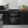 Hisense HDE3211BBUK 60cm Double Oven Electric Cooker with Ceramic Hob - Black