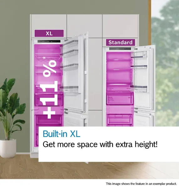 Bosch KIN96VFD0G Series 4 Integrated Fridge Freezer