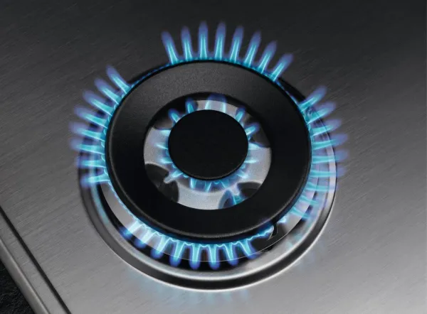 AEG HGB75420YM 6000 Slim Line Gas Hob Stainless Steel_Wok Burner Detail
