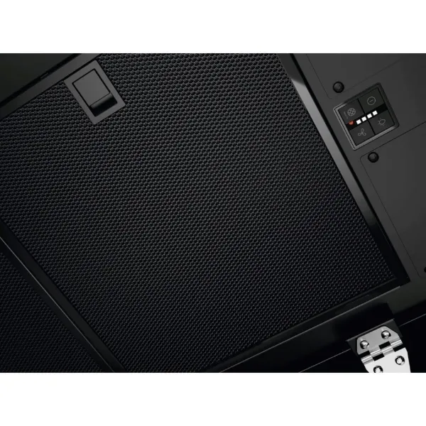 AEG NDC7721SB 7000 SilenceTech Ceiling Cooker Hood Matt Black_Under View