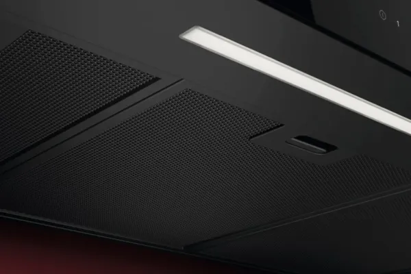 AEG GB67D61HB 6000 Hob2Hood Wall Mounted Cooker Hood Matt Black_LED Lighting Detail