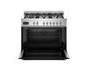 Bertazzoni PRO96L1ENET2 Professional 90cm Single Dual Fuel Range Cooker in Black