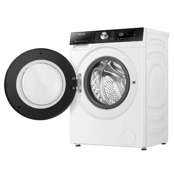 Hisense WF3S1243BW3 12kg 1400 Spin, Steam Washing Machine - White