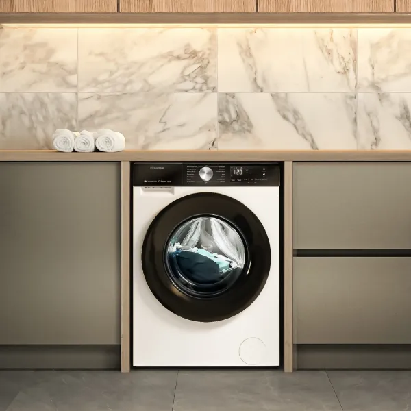 Hisense WF3S1243BW3 12kg 1400 Spin, Steam Washing Machine - White