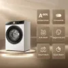 Hisense WF3S1243BW3 12kg 1400 Spin, Steam Washing Machine - White