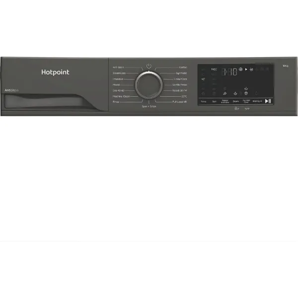 Hotpoint H101GANTISTAIN 10kg 1400 Spin Washing Machine with PetHairCare - Graphite