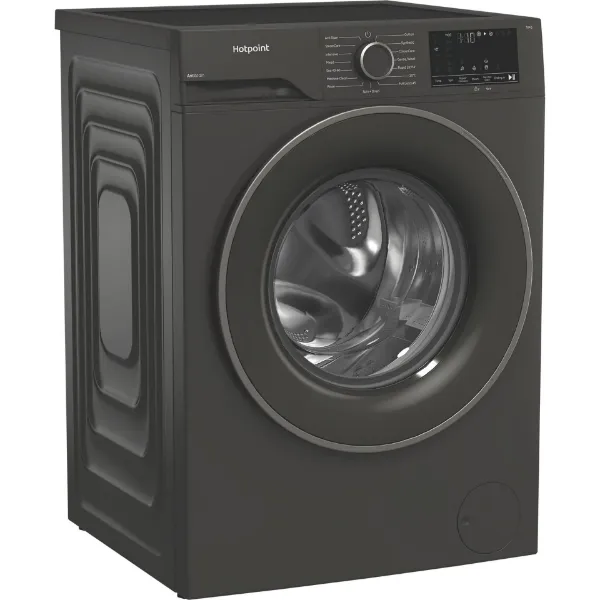 Hotpoint H101GANTISTAIN 10kg 1400 Spin Washing Machine with PetHairCare - Graphite