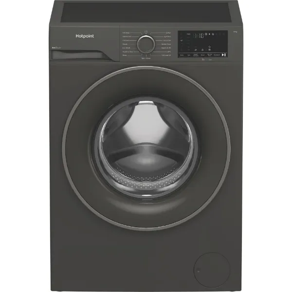 Hotpoint H101GANTISTAIN 10kg 1400 Spin Washing Machine with PetHairCare - Graphite
