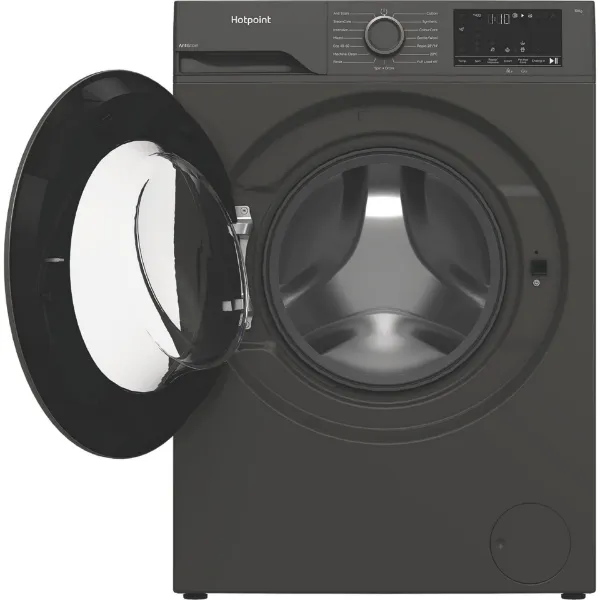 Hotpoint H101GANTISTAIN 10kg 1400 Spin Washing Machine with PetHairCare - Graphite