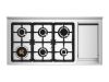 Bertazzoni PRO126G2EROT2 Professional 120cm Dual Fuel Range Cooker in Red
