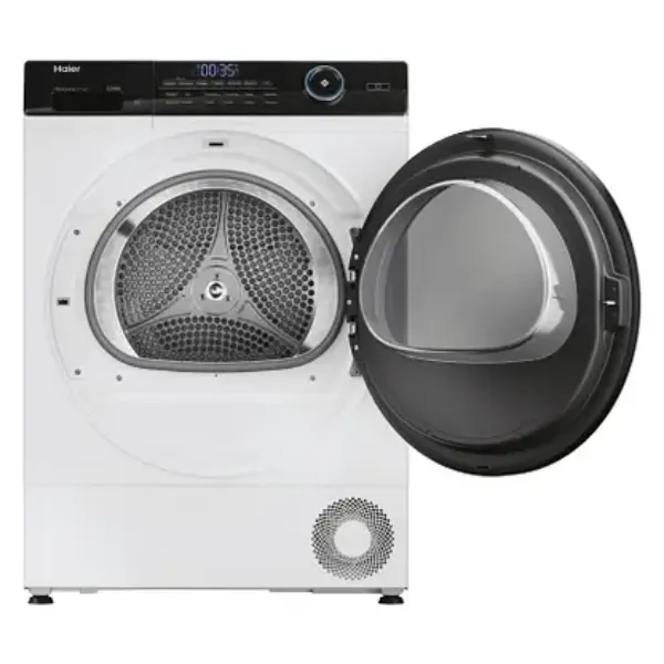 Haier HD110-A3959E-UK 11kg Heat Pump Condenser Dryer – WHITE_open
