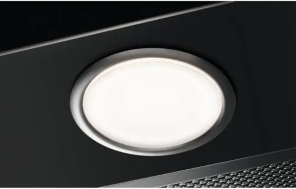 AEG DGE5861HB 6000 Hob2Hood Integrated Canopy Cooker Hood Black_LED Spotlight Detail
