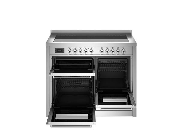 Bertazzoni PRO115I3EXT2 Professional 110cm Triple Induction Range Cooker in Stainless Steel