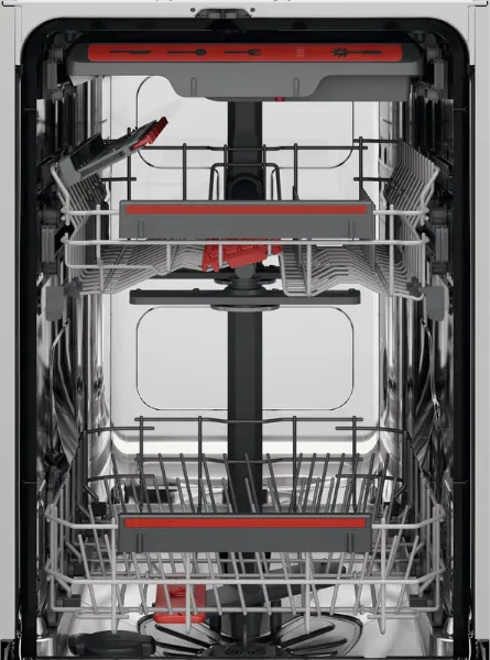 AEG FSE74507Z 7000 GlassCare Fully Integrated Slimline Dishwasher_Front Open View