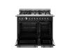 Bertazzoni HER96L2ENET2 Heritage 90cm Double Dual Fuel Range Cooker in Black