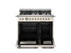 Bertazzoni HER96L2EAVT2 Heritage 90cm Double Dual Fuel Range Cooker in Ivory