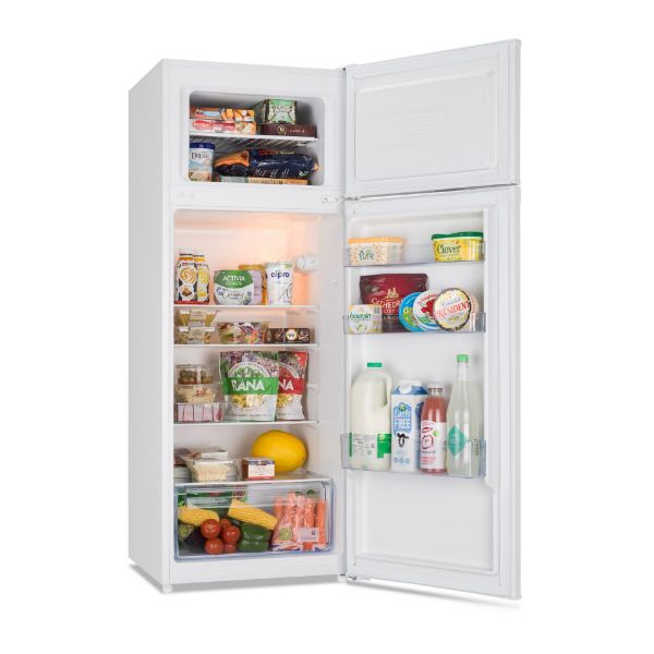 Iceking FF218EW Top Mount Fridge Freezer - White