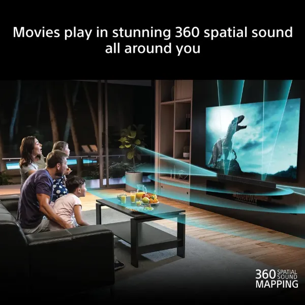 Sony HTA7100.CEK BRAVIA Theatre Bar 7 Dolby Atmos Soundbar - Black_360 sound