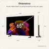 LG OLED65B6ELC.AEK 65" 4K OLED AI Smart TV_dimensions