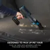 Shark BH102UK PowerBoost Pet Handheld Vacuum - 40 Minutes Run Time - Charcoal with Blue_pet tool