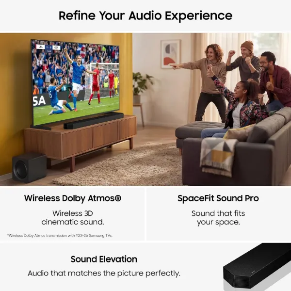 Samsung HW-Q800H/XU 5.1.2ch Q-Series Soundbar with Subwoofer - Black_audio