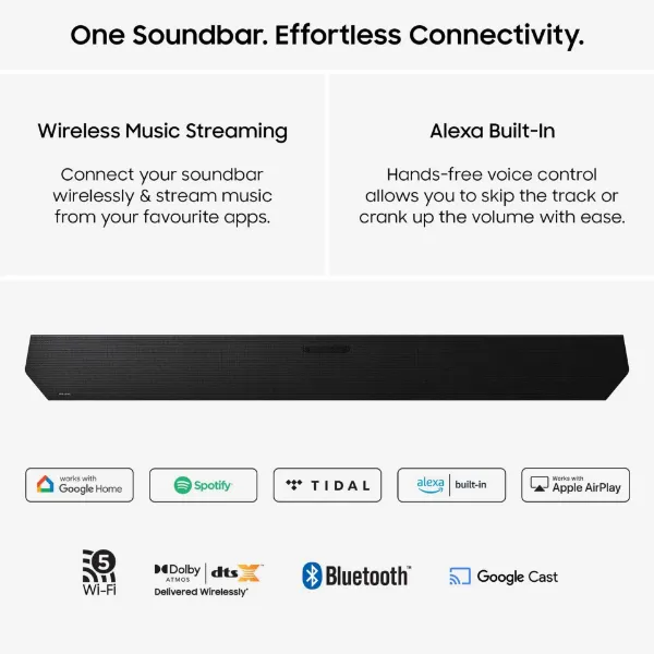 Samsung HW-Q800H/XU 5.1.2ch Q-Series Soundbar with Subwoofer - Black_connectivity