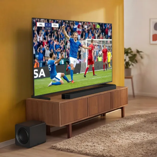 Samsung HW-Q800H/XU 5.1.2ch Q-Series Soundbar with Subwoofer - Black_room view