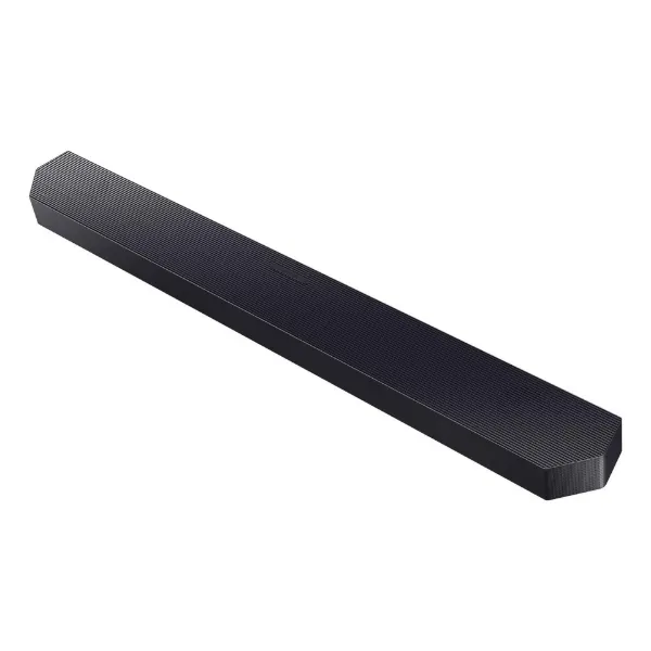 Samsung HW-Q990H/XU 11.1.4ch Q-Series Soundbar with Subwoofer & Rear Speaker - Titan Black_soundbar angled 