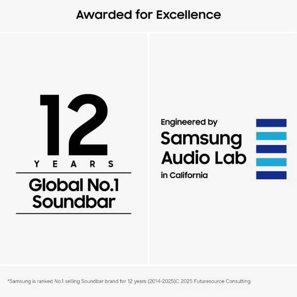 Samsung HW-Q990H/XU 11.1.4ch Q-Series Soundbar with Subwoofer & Rear Speaker - Titan Black_number one soundbar