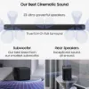 Samsung HW-Q990H/XU 11.1.4ch Q-Series Soundbar with Subwoofer & Rear Speaker - Titan Black_sound