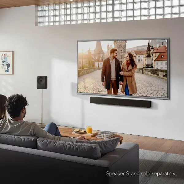 Samsung HW-QS90H/XU 7.1.2ch Q-Series Soundbar with Subwoofer - Graphite Black_room view