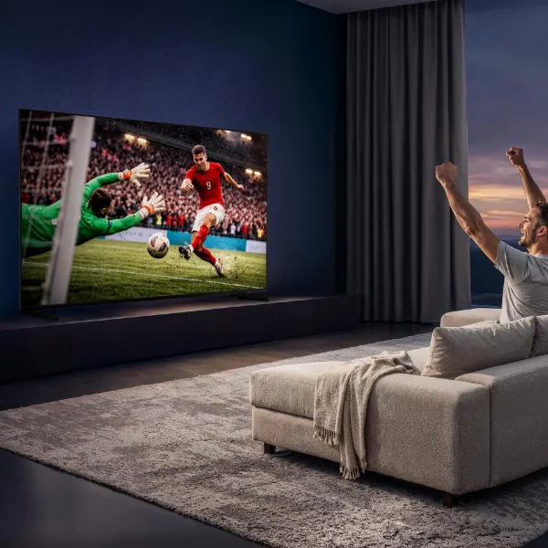 Samsung MRE65R85HAUXXU 65" 4K Micro RGB Vision AI Smart TV_room view