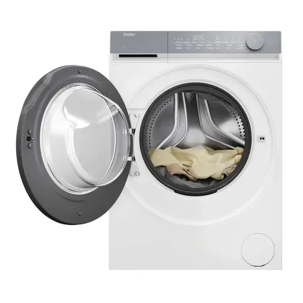 Haier HW90-B14367TU1UK X 7, Washing Machine - White - 9KG_open 