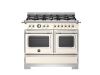 Bertazzoni HER106L2EAVT2 Heritage 100cm Double Dual Fuel Range Cooker in Ivory