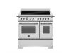 Bertazzoni HER95I2EXT2 Heritage 90cm Double Induction Range Cooker in Stainless Steel
