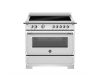 Bertazzoni HER95I1EXT2 Heritage 90cm Single Induction Range Cooker in Stainless Steel