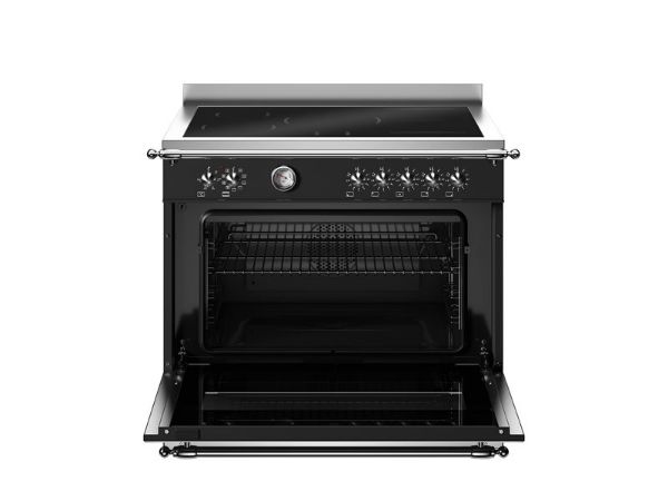Bertazzoni HER95I1ENET2 Heritage 90cm Single Induction Range Cooker in Black