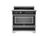 Bertazzoni HER95I1ENET2 Heritage 90cm Single Induction Range Cooker in Black