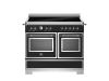 Bertazzoni HER105I2ENET2 Heritage 100cm Double Induction Range Cooker in Black