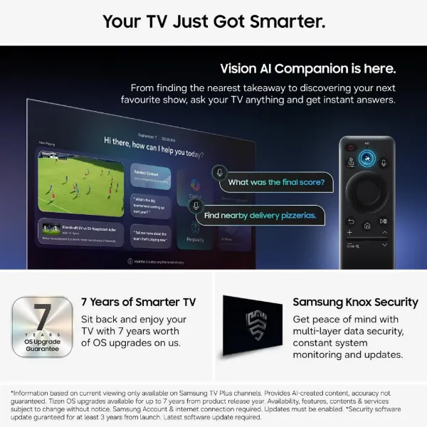 Samsung UE43M70HAKXXU 43" 4K Mini LED Vision AI Smart TV_smart