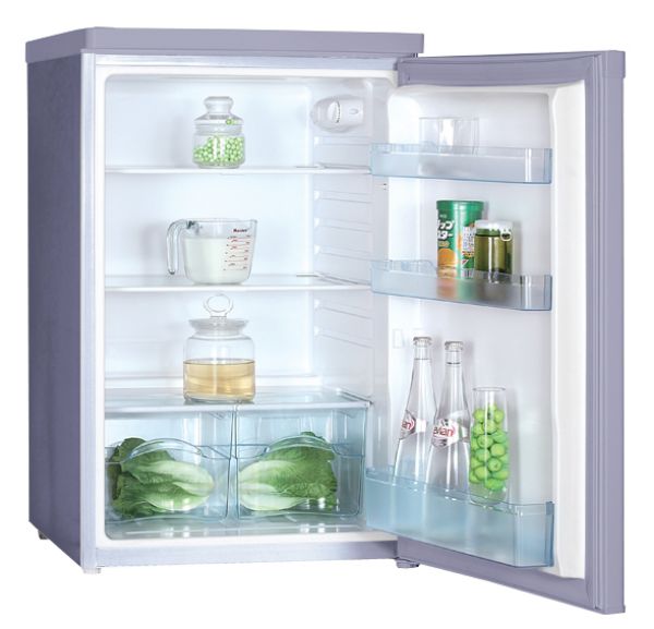 RHL550ES Undercounter Larder Fridge – Silver_open