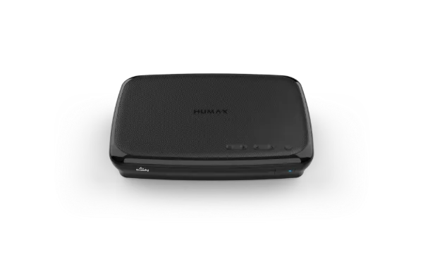 Humax FHR-6000T Freely PVR Recordable Set Top Box - Black_top angled