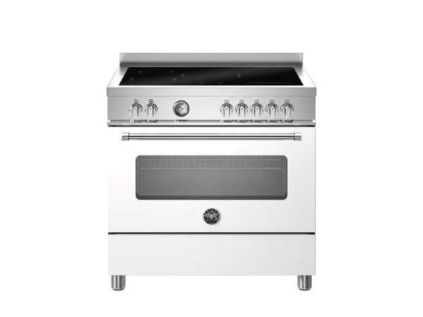 Bertazzoni MAS95I1EBIC2 Master 90cm Single Induction Range Cooker in White