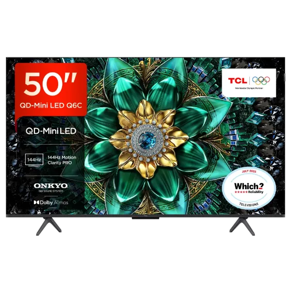 TCL 50Q6C-UK 50" 4K Ultra HD QD-MINI LED Google TV _main