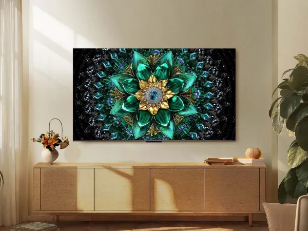 TCL 50Q6C-UK 50" 4K Ultra HD QD-MINI LED Google TV _room view 2