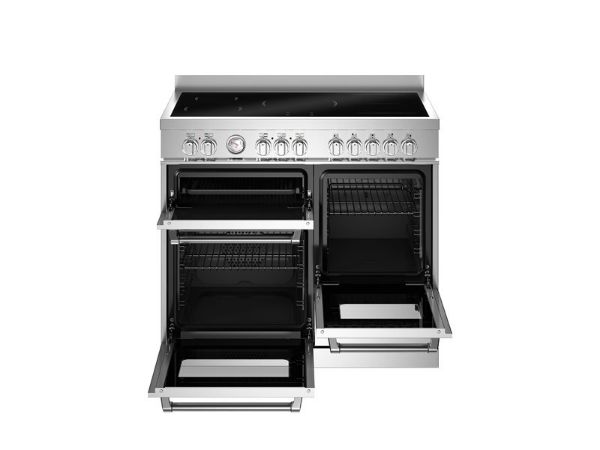 Bertazzoni MAS105I3EXC2 Master 100cm Triple Induction Range Cooker in Stainless Steel