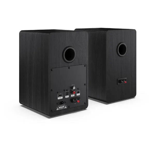 Sharp CP-SS30 BK Pair of Wireless Bookshelf Speakers - Black_back